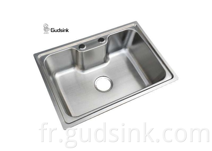 polish stainless steel sink